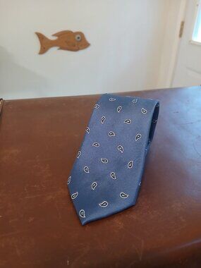 Lauren Ralph Lauren Blue Paisley Neck Tie